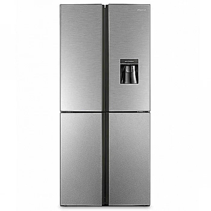 Hisense 392lt Four Door Water Dispenser Fridge, Metallic H520FI-WD - image 1