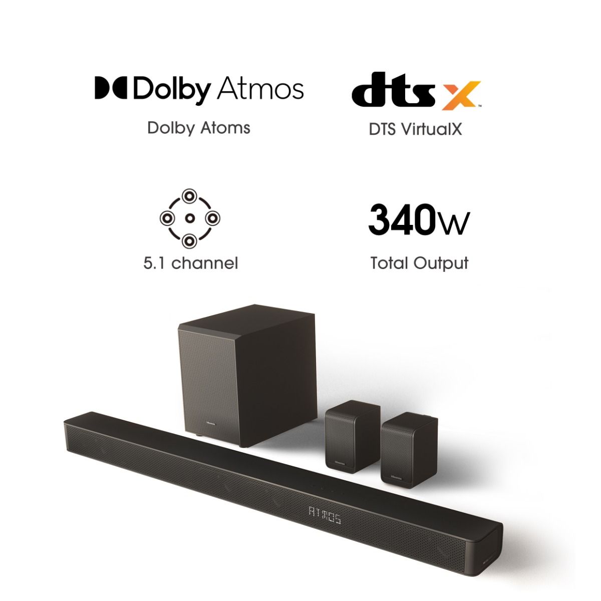 Hisense 5.1Ch Dolby Atmos Sound Bar - image 2