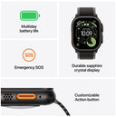 Apple Watch Ultra 3 GPS+Cell 49mm, Nat Titanium Cs, Light Blu Alpine Loop - image 2