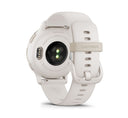 Garmin Vivoactive 5 - Cream Gold Aluminium Bezel with Ivory case and Silicone Band - image 2