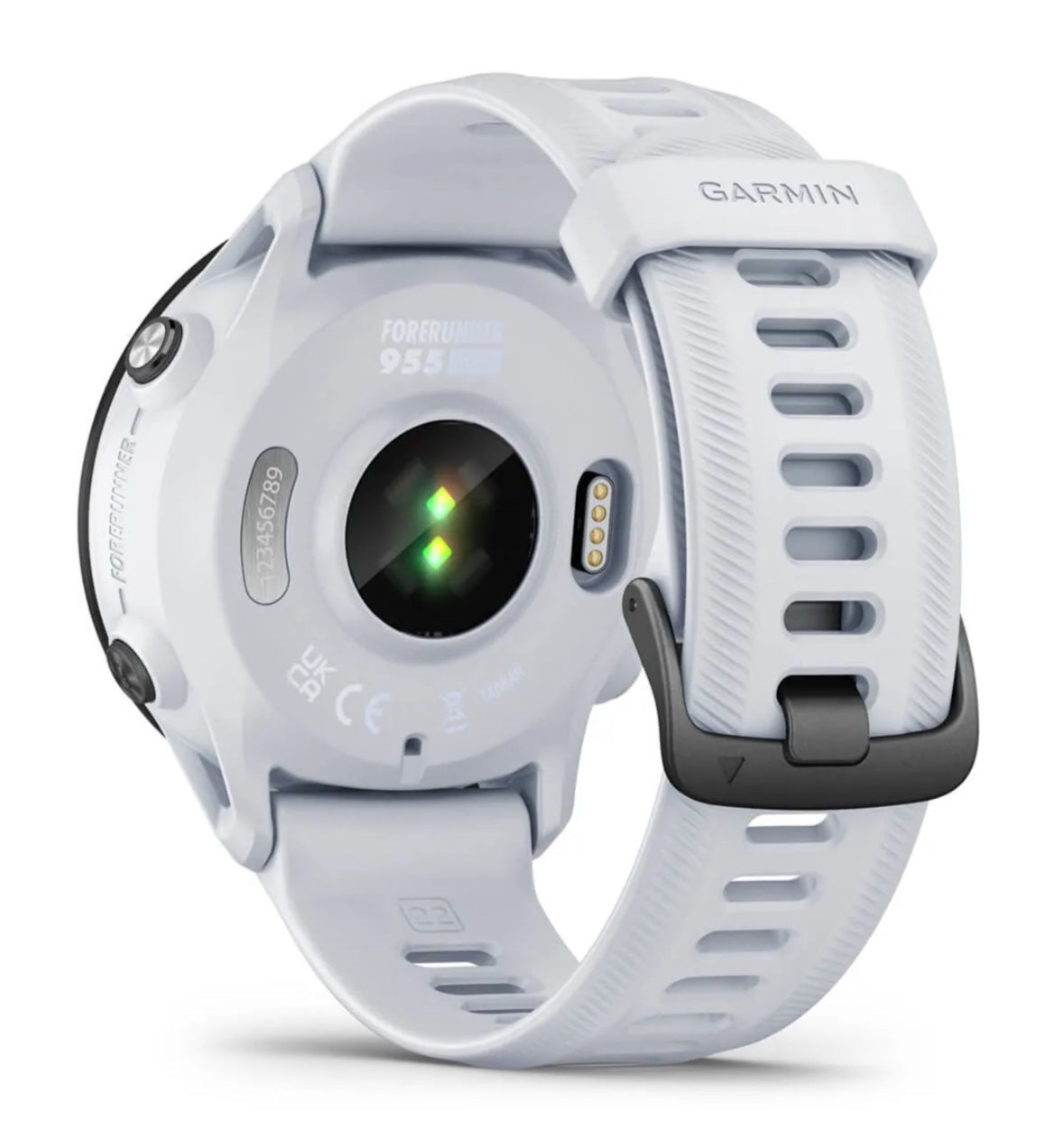 Garmin Forerunner 955 Solar GPS Multisport Watch - White - image 2