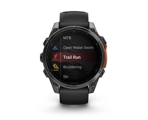 Garmin Fenix 8 - 47mm, Amoled, Slate Gray With Black Silicone Band - image 1