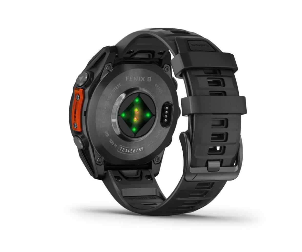 Garmin Fenix 8 - 47mm, Amoled, Slate Gray With Black Silicone Band - image 2