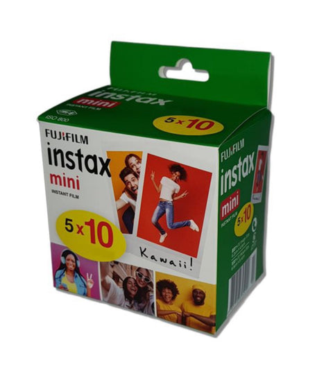 Fujifilm Instax Film Mini Five Pack (50 Sheets) - image 1