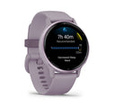 Garmin Vivoactive 5 - Metallic Orchid Aluminum Bezel with Orchid Case and Band - image 1