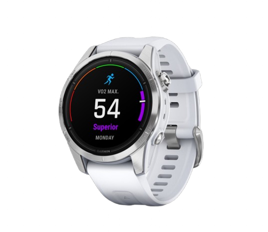 Garmin epix Pro (Gen 2) 42 mm - Silver Stainless Steel with whitestone band - image 1
