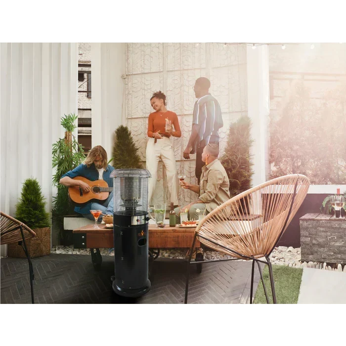 Alva Short Stand Patio Heater Black GHP32 - image 2