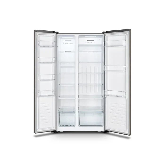 Hisense 516L Side by Side Fridge Freezer Inox H670SIT - image 2
