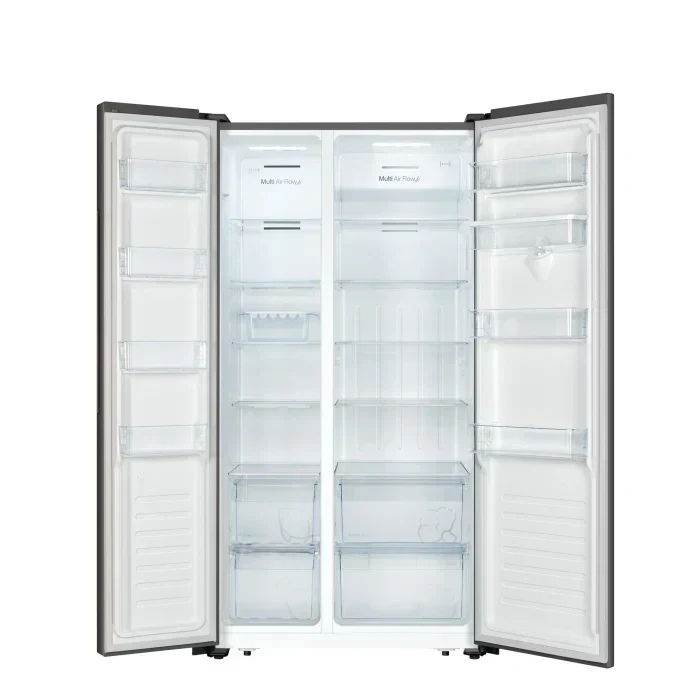 Hisense 514L Side By Side Fridge Freezer Inox H670SITWD - image 2