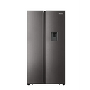 Hisense 514L Side By Side Fridge Freezer Inox H670SITWD - image 1