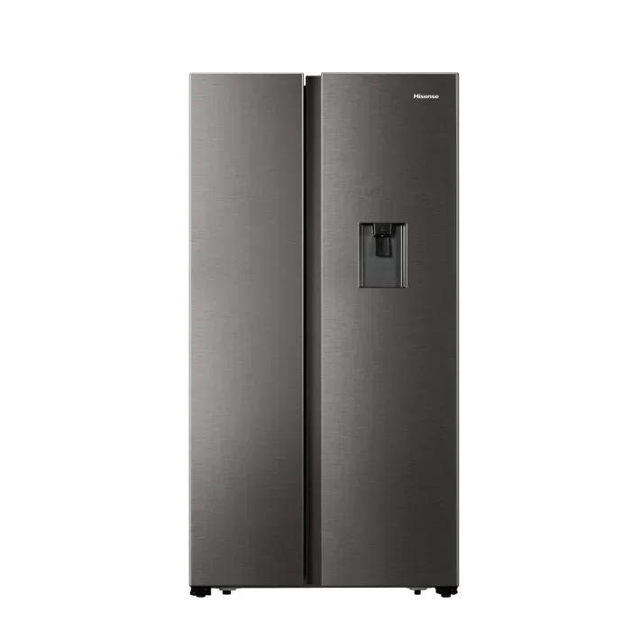 Hisense 514L Side By Side Fridge Freezer Inox H670SITWD - image 1