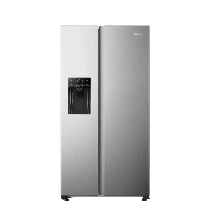 Hisense 474L Side By Side Fridge Freezer Stainless Steel H690SSIDL - image 1