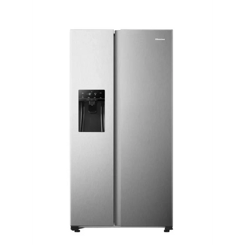 Hisense 474L Side By Side Fridge Freezer Stainless Steel H690SSIDL - image 1