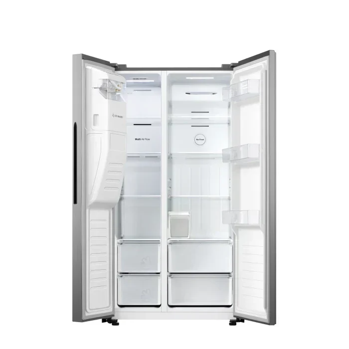 Hisense 474L Side By Side Fridge Freezer Stainless Steel H690SSIDL - image 2