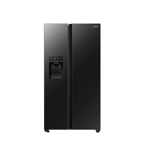 Hisense 535L Black Side By Side Fridge Freezer H700SMIIDL - image 1