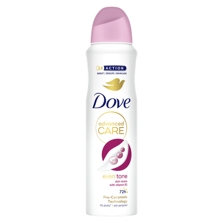 Dove Even Tone Skin Renew Antiperspirant Deodorant Body Spray 150ml