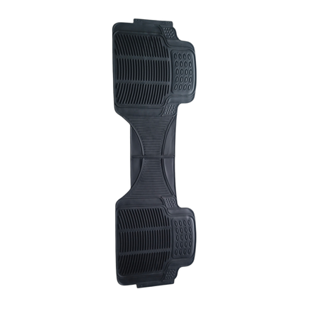 3-Piece Universal Car Rubber Mats Set Trimmable to Fit All Cars