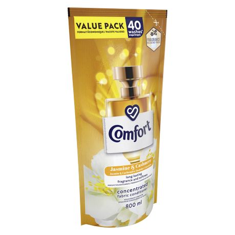 Comfort Jasmine&Cashmere Concentrated Laundry Fabric Softener Refill 800ml