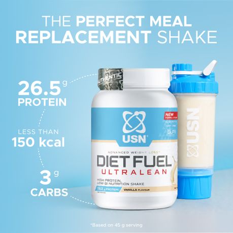USN Diet Fuel UltraLean - Vanilla 900g