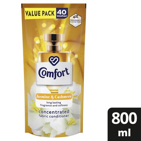 Comfort Jasmine&Cashmere Concentrated Laundry Fabric Softener Refill 800ml