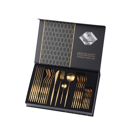 24 Piece Stainless Steel Cutlery Set