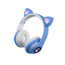 Kids Wireless Cat Ear LED Headphones