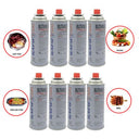 SAFY GAS Camping Gas Butane Canisters - MGT-230 - Pack of 8