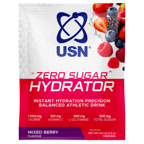USN Purefit Sport Zero Sugar Hydrator 20 Sachets Mixed Berry