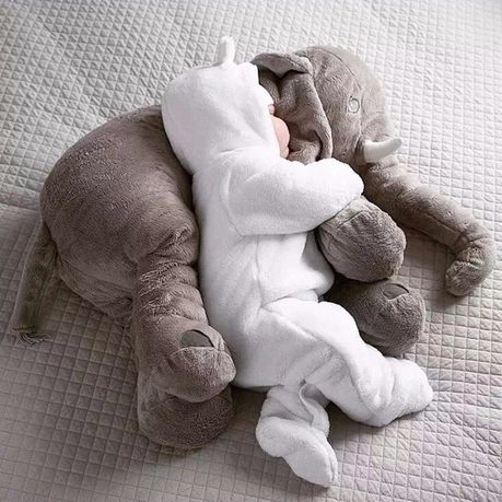 Totland Fluffy Elephant Pillow