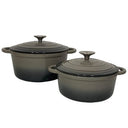 Dutch Pot Cookware Set Cast Iron - 7 Piece