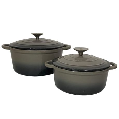 Dutch Pot Cookware Set Cast Iron - 7 Piece