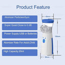 Hand Held Silent Nebulizer Innovative Mesh Technology