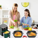 Square Silicone Air Fryer Liner 20cm - 2 Pack