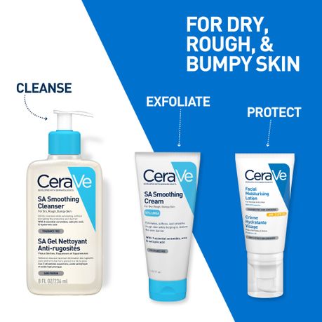 CeraVe SA Smoothing Cleanser with Salicylic Acid Daily Face Wash 236 ml