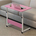 Adjustable Height Mobile Computer Desk Table & Beside Table Stand