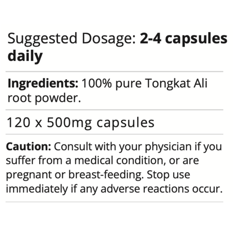 Tongkat Ali (100% Pure & Highest Quality)