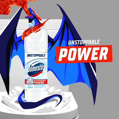 Domestos Whitening Multipurpose Stain Removal Thick Bleach Cleaner 750ml