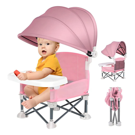 Foldable Feeding Baby Chair With Detachable Tray-MU-5