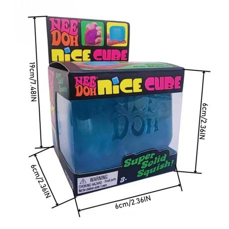 Relief High Density Ice Squeeze Ball Ice Cube SqueezeToy