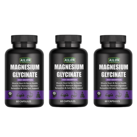 Magnesium Glycinate - High Absorption, Muscle & Sleep Support