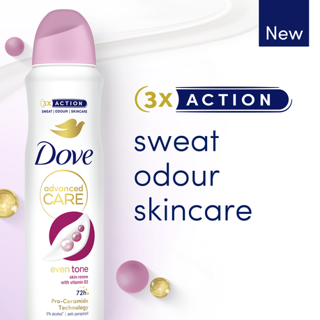 Dove Even Tone Skin Renew Antiperspirant Deodorant Body Spray 150ml