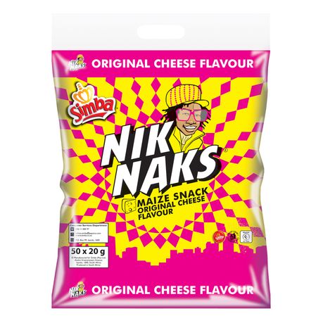 Niknaks Snack Baler Cheese Fried 50x20g