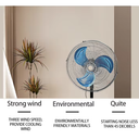18-inch Industrial Heavy Duty Pedestal Oscillating Stand Fan - Set of 2