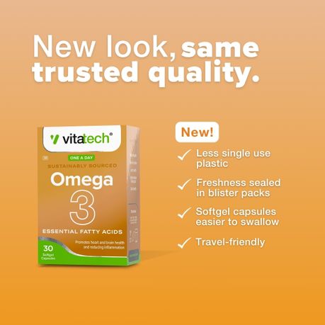 VITATECH Omega 3 30 Softgel capsules