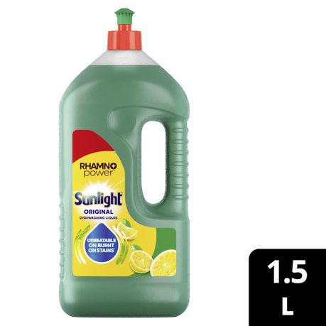 Sunlight Regular Degreasing Dishwashing Liquid Detergent 1500ml