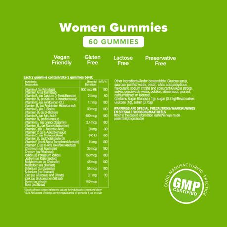 Vitatech Women Multi Vitamin Gummies Tropical Fruit 60 gummies