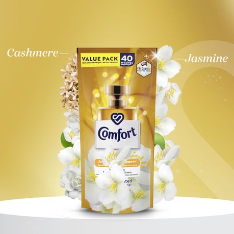 Comfort Jasmine&Cashmere Concentrated Laundry Fabric Softener Refill 800ml