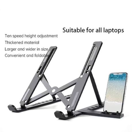 10 Level Ergonomic Adjustable Laptop / Tablet & Phone Stand Holder for Desk