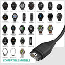 USB Charging Cable Compatible with Garmin Watch Fenix, Forerunner, Venu