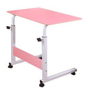 Adjustable Height Mobile Computer Desk Table & Beside Table Stand